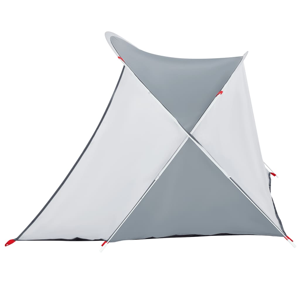 Strandtent 2-persoons pop-up waterdicht grijs - AllerleiShop