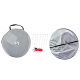 Strandtent 2-persoons pop-up waterdicht grijs - AllerleiShop