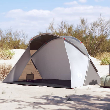 Strandtent 2-persoons pop-up waterdicht grijs - AllerleiShop