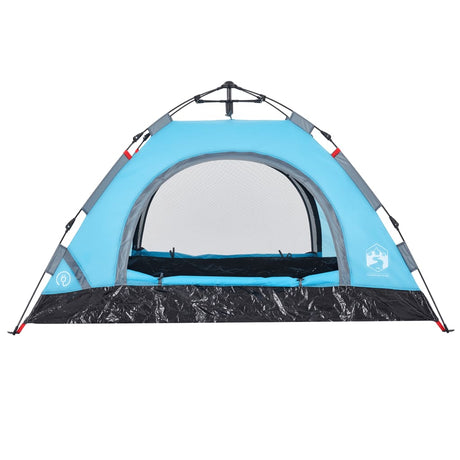 Tent 2-persoons snelontgrendeling blauw - AllerleiShop