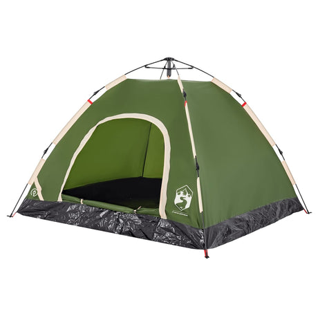 Tent 3-persoons snelontgrendeling groen - AllerleiShop