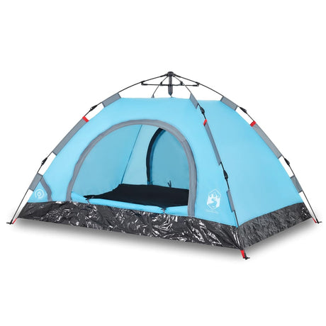 Tent 3-persoons snelontgrendeling blauw - AllerleiShop