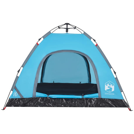 Tent 3-persoons snelontgrendeling blauw - AllerleiShop