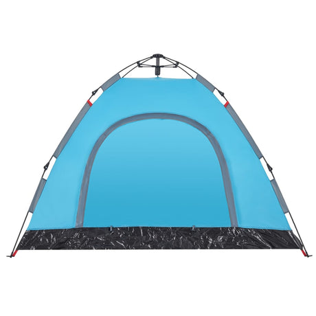 Tent 3-persoons snelontgrendeling blauw - AllerleiShop