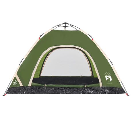 Tent 4-persoons snelontgrendeling groen - AllerleiShop