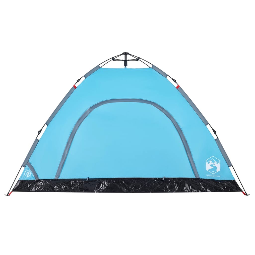 Tent 4-persoons snelontgrendeling blauw - AllerleiShop