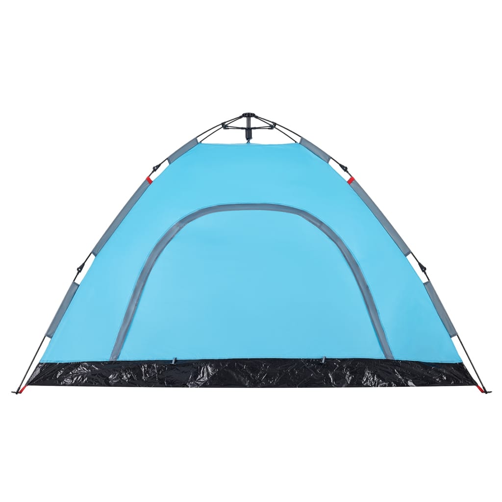 Tent 4-persoons snelontgrendeling blauw - AllerleiShop