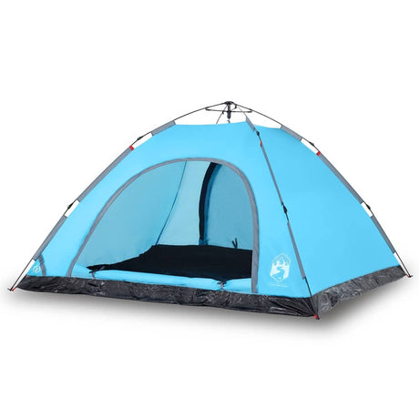 Tent 5-persoons snelontgrendeling blauw - AllerleiShop