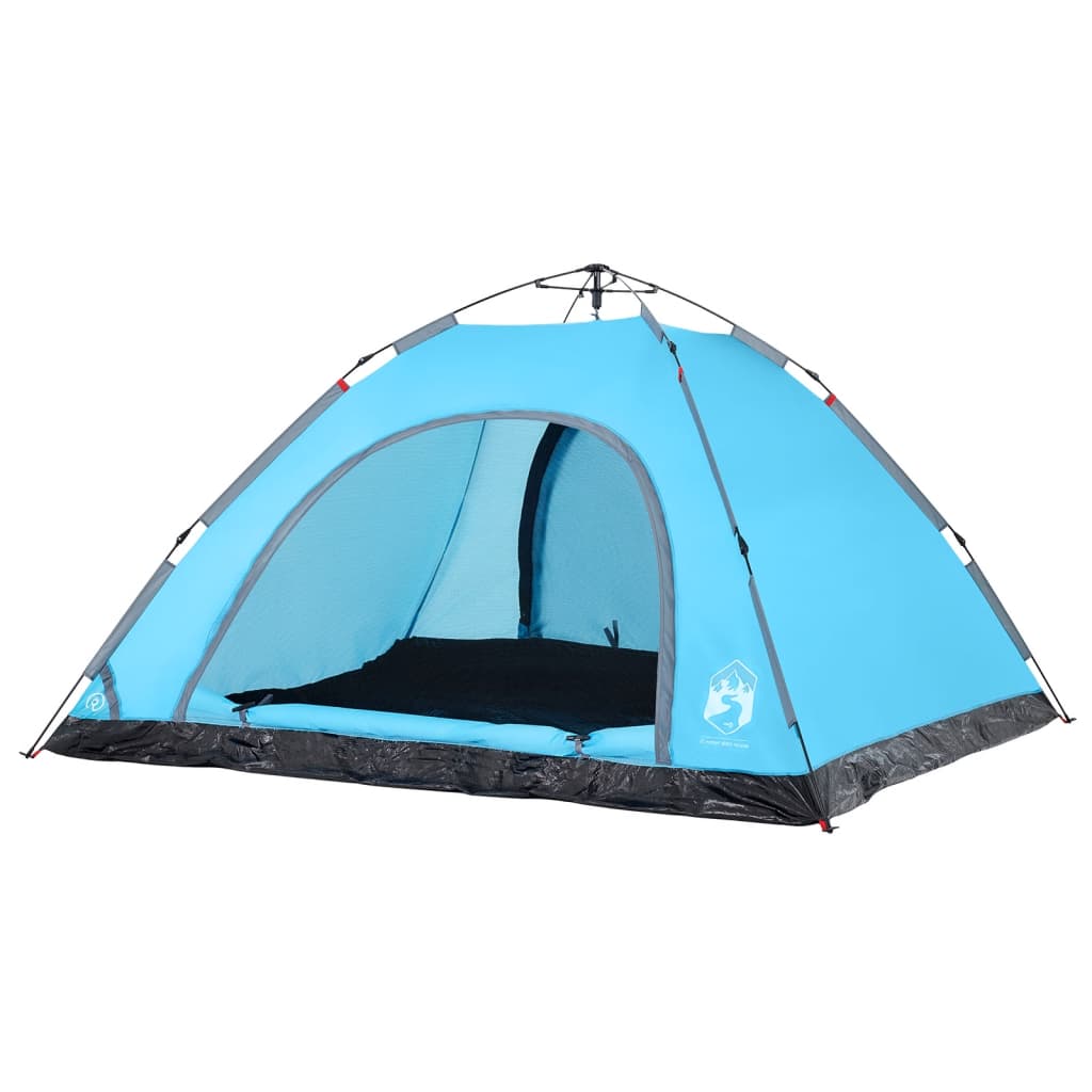 Tent 5-persoons snelontgrendeling blauw - AllerleiShop