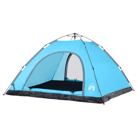 Tent 5-persoons snelontgrendeling blauw - AllerleiShop