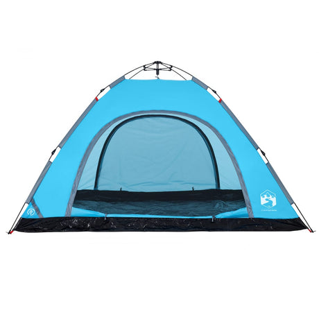 Tent 5-persoons snelontgrendeling blauw - AllerleiShop