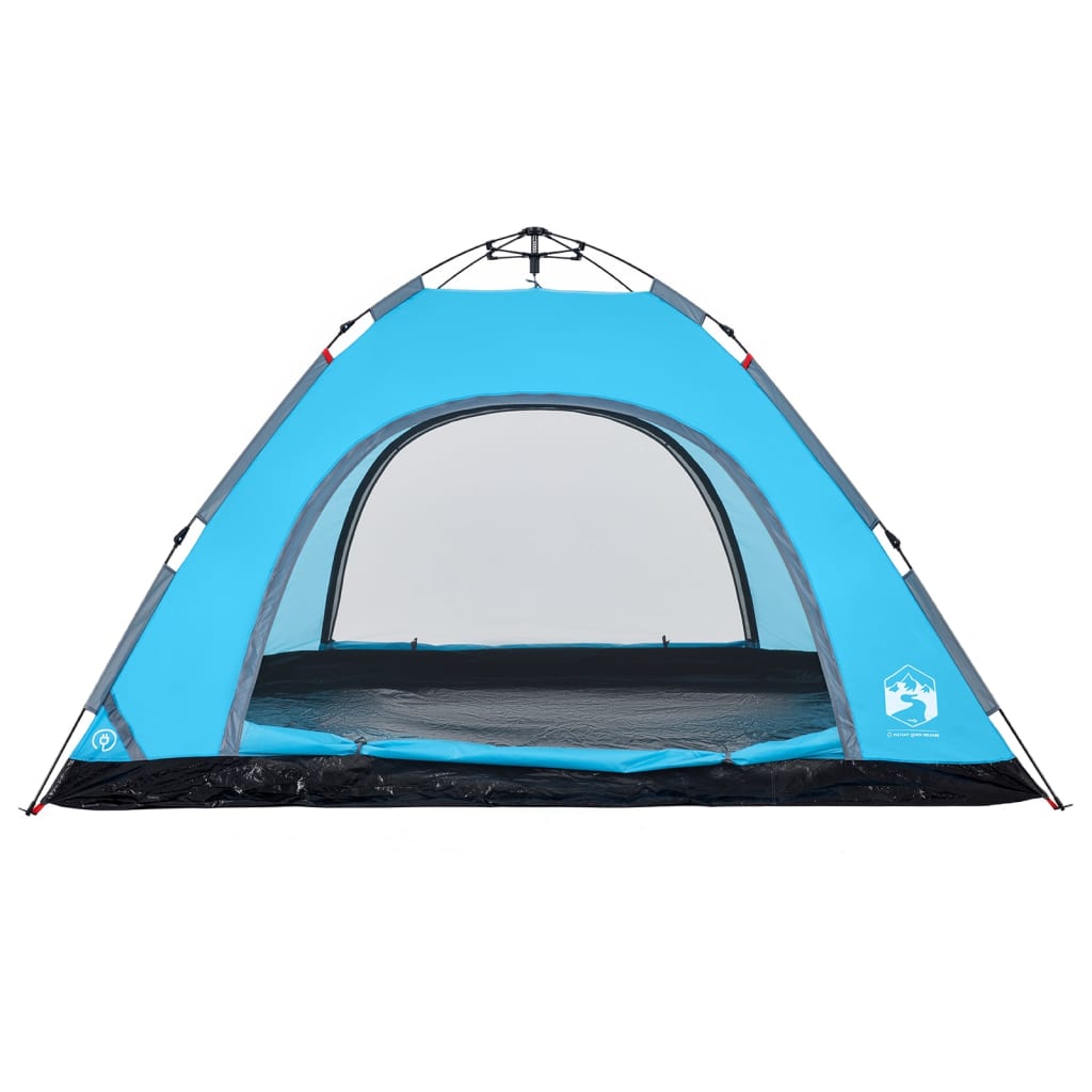 Tent 5-persoons snelontgrendeling blauw - AllerleiShop