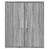 Dressoir 60x31x70 cm bewerkt hout grijs sonoma