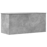 Opbergbox 100x42x46 cm bewerkt hout betongrijs