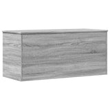 Opbergbox 100x42x46 cm bewerkt hout grijs sonoma eikenkleurig