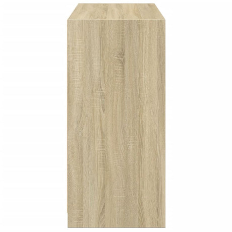 Kledingkast 77x48x102 cm bewerkt hout sonoma eikenkleurig