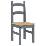 Eetkamerstoelen 2 st 40x46x99 cm massief grenenhout grijs - AllerleiShop