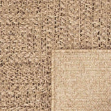 Vloerkleed ZIZUR binnen en buiten 60x110 cm jute look