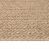 Vloerkleed ZIZUR binnen en buiten 60x110 cm jute look