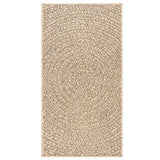 Vloerkleed ZIZUR binnen en buiten 60x110 cm jute look