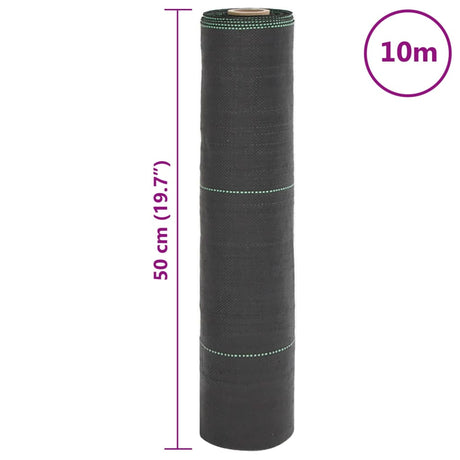 Worteldoek 0,5x10 m polypropeen zwart - AllerleiShop