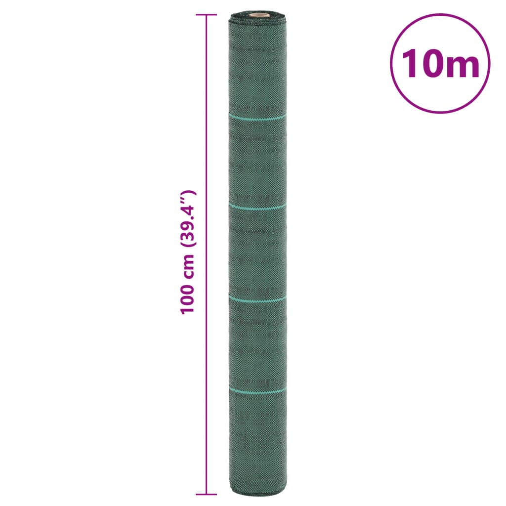 Worteldoek 1x10 m polypropeen groen - AllerleiShop