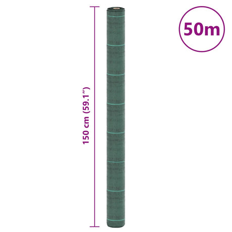 Worteldoek 1,5x50 m polypropeen groen - AllerleiShop