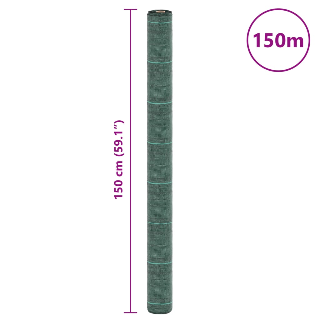 Worteldoek 1,5x150 m polypropeen groen - AllerleiShop