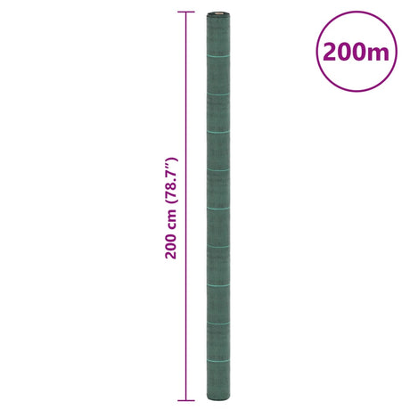 Worteldoek 2x200 m polypropeen groen - AllerleiShop