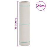 Worteldoek 0,5x25 m polypropeen wit - AllerleiShop