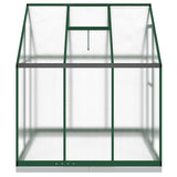 Tuinkas met basisframe 169x169x202 cm aluminium groen - AllerleiShop