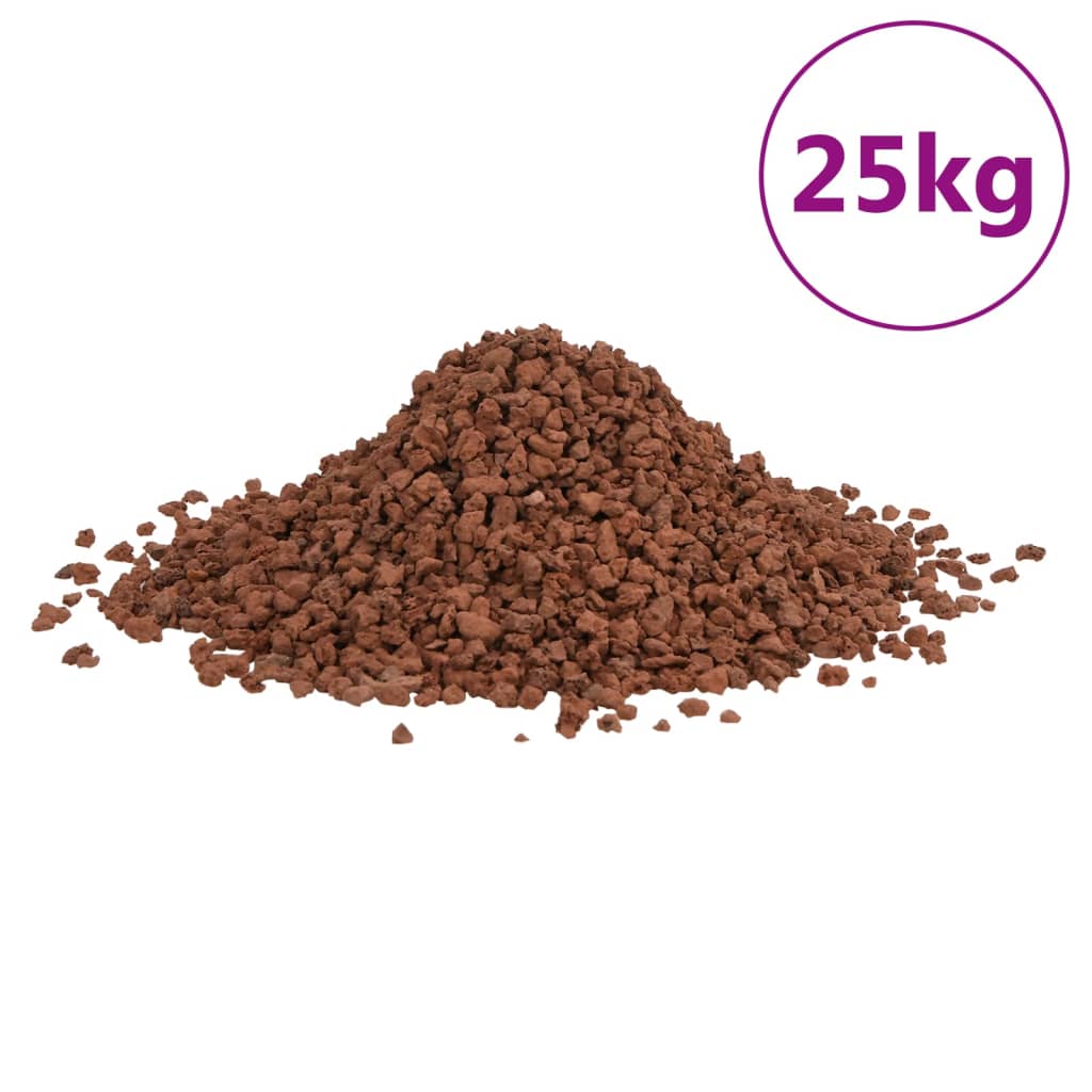 Lavastenen 25 kg 5-8 mm rood - AllerleiShop