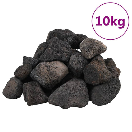 Lavastenen 10 kg 5-8 cm zwart - AllerleiShop