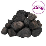 Lavastenen 25 kg 5-8 cm zwart - AllerleiShop