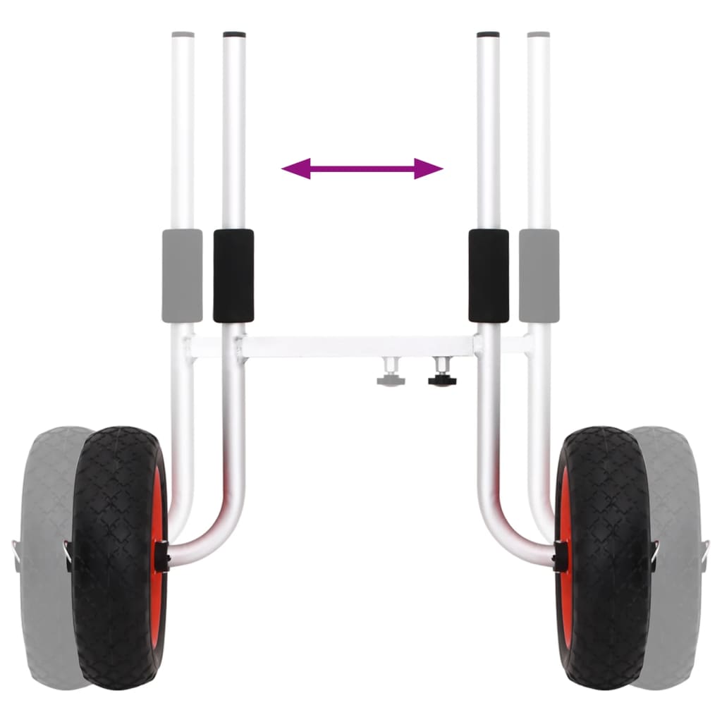 Kajaktrolley 90 kg aluminium