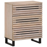 Dressoirs 2 st 60x34x75 cm massief mangohout - AllerleiShop