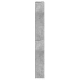 Schoenenkast met spiegel 4-laags 63x17x134 cm betongrijs - AllerleiShop