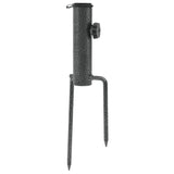 Parasolstandaards met pennen 2 st 9x35 cm gegalvaniseerd staal - AllerleiShop