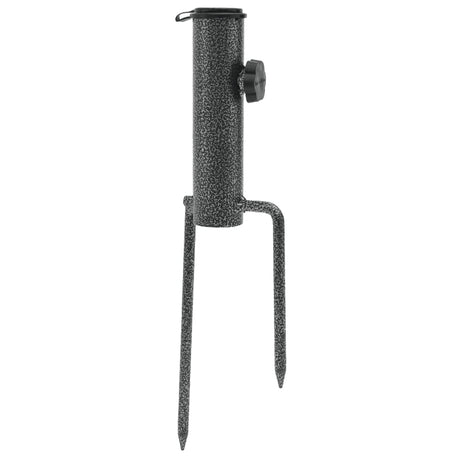 Parasolstandaards met pennen 2 st 9x35 cm gegalvaniseerd staal - AllerleiShop
