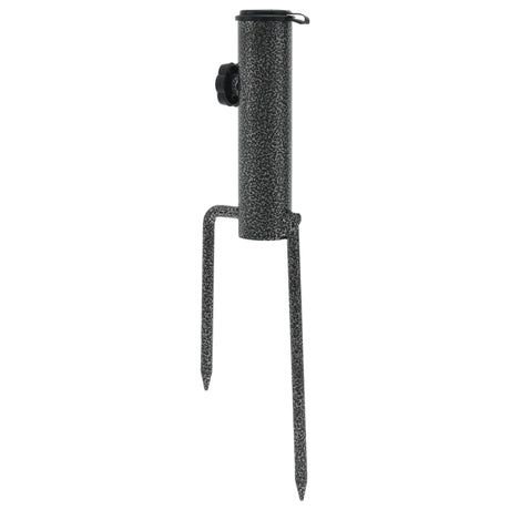 Parasolstandaards met pennen 2 st 9x35 cm gegalvaniseerd staal - AllerleiShop