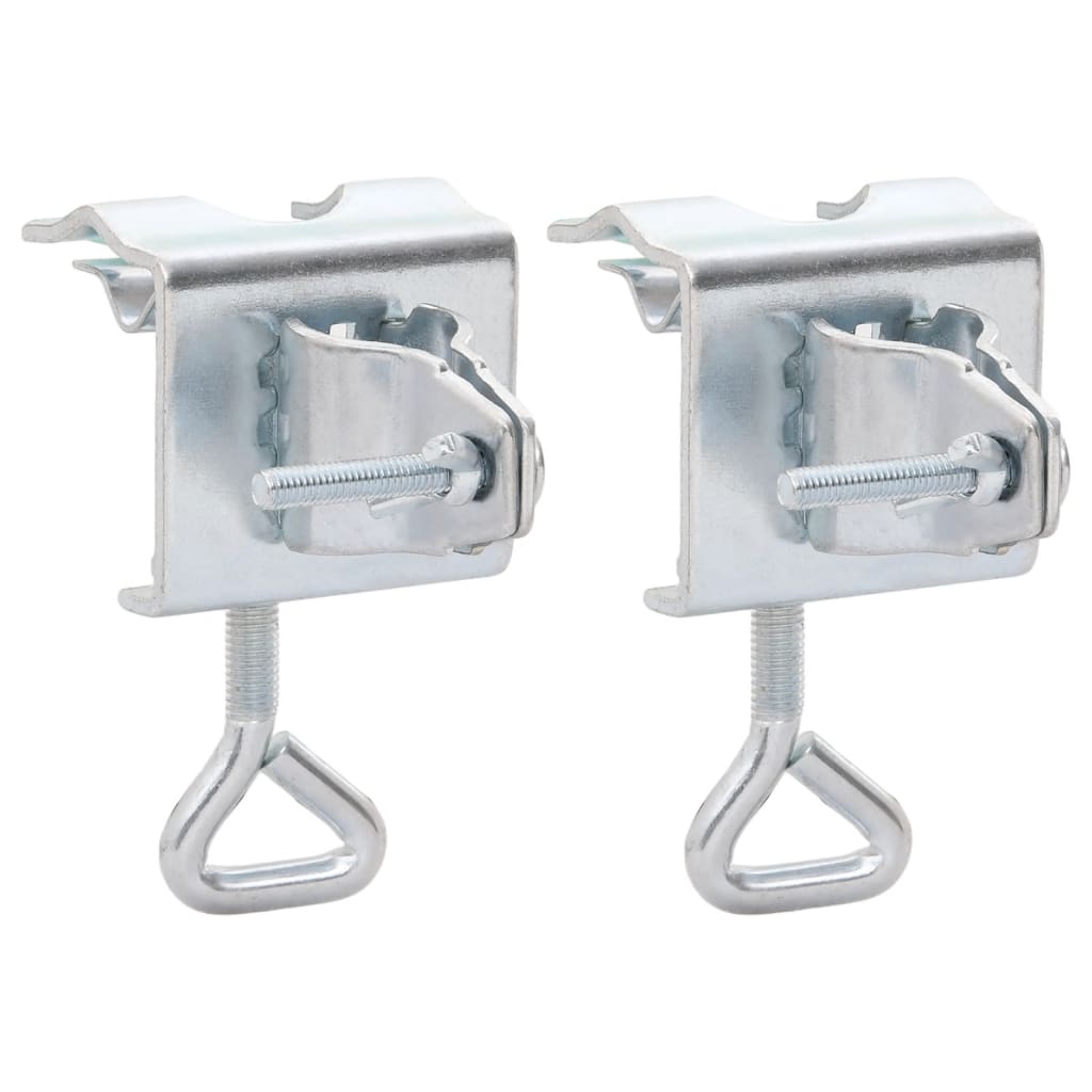 Parasolklemmen voor balkon 2 st 32 mm gegalvaniseerd staal - AllerleiShop