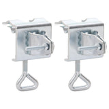 Parasolklemmen voor balkon 2 st 32 mm gegalvaniseerd staal - AllerleiShop