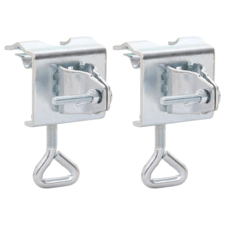Parasolklemmen voor balkon 2 st 32 mm gegalvaniseerd staal - AllerleiShop