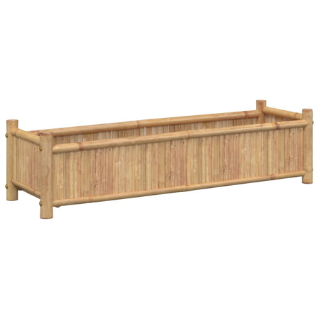 Plantenbak 100x30x25 cm bamboe - AllerleiShop