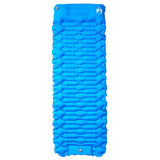 Kampeermatras met kussen zelfopblazend 1-persoons blauw - AllerleiShop