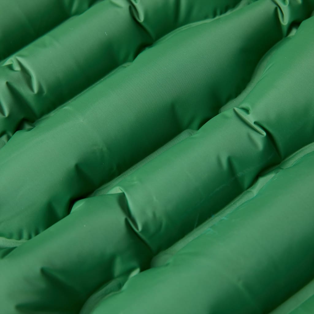 Kampeermatras met kussen zelfopblazend 1-persoons groen - AllerleiShop