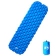 Kampeermatras opblaasbaar 190x58x6 cm 1-persoons blauw - AllerleiShop