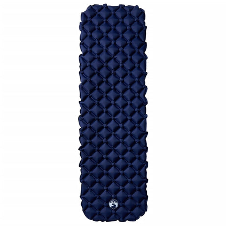 Kampeermatras opblaasbaar 190x58x6 cm 1-persoons marineblauw - AllerleiShop