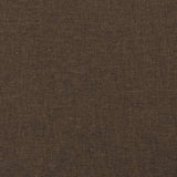 Boxspring met matras stof donkerbruin 120x190 cm