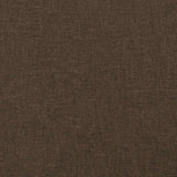 Boxspring met matras stof donkerbruin 120x190 cm